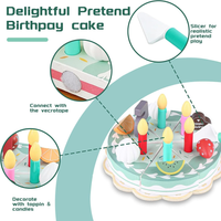 Thumbnail for TinyChef – Éducatif et amusant – Set de cuisine en bois avec gâteau et accessoires