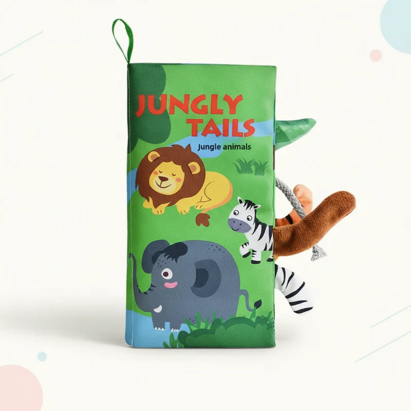 SoftTails – Coloré et sensoriel – Livre à rabats pour bébé