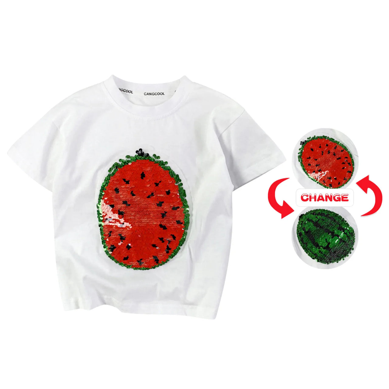 Mini Fashion™ - Brille et transforme ton style - T-shirt pastèque