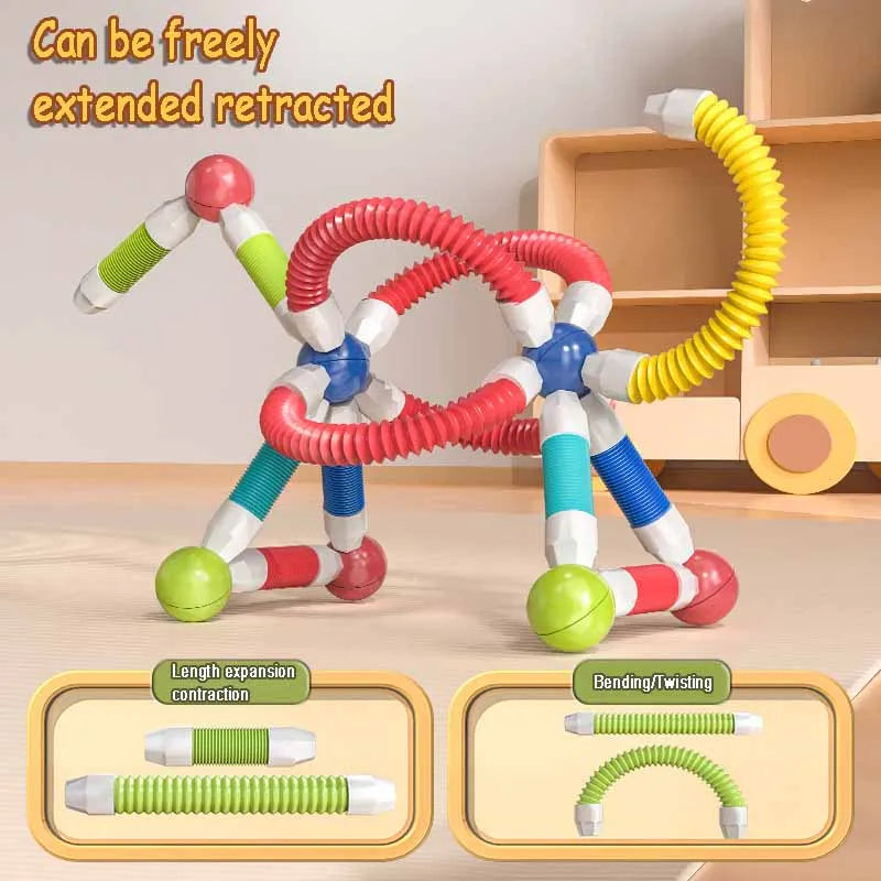 Magnetic Sticks - Construction sans fin - Bâtons magnétiques flexibles
