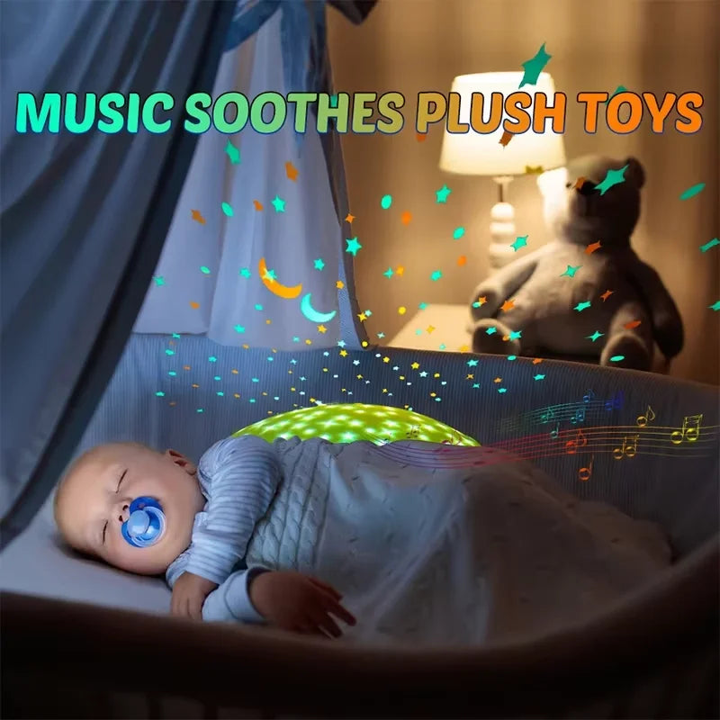 StarPlush – Doux et apaisant – Peluche avec projecteur de veilleuse