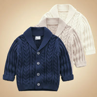 Thumbnail for CozyCub – Confortable et tendance – Cardigan tricoté pour enfant