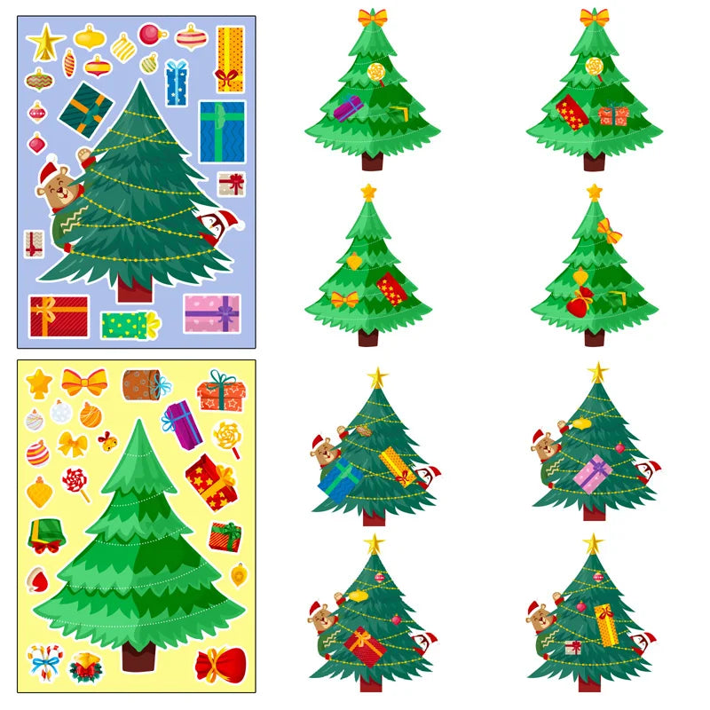 Xmas Tree Stickers™ - Construisez votre propre miracle de Noël - DIY Stickers