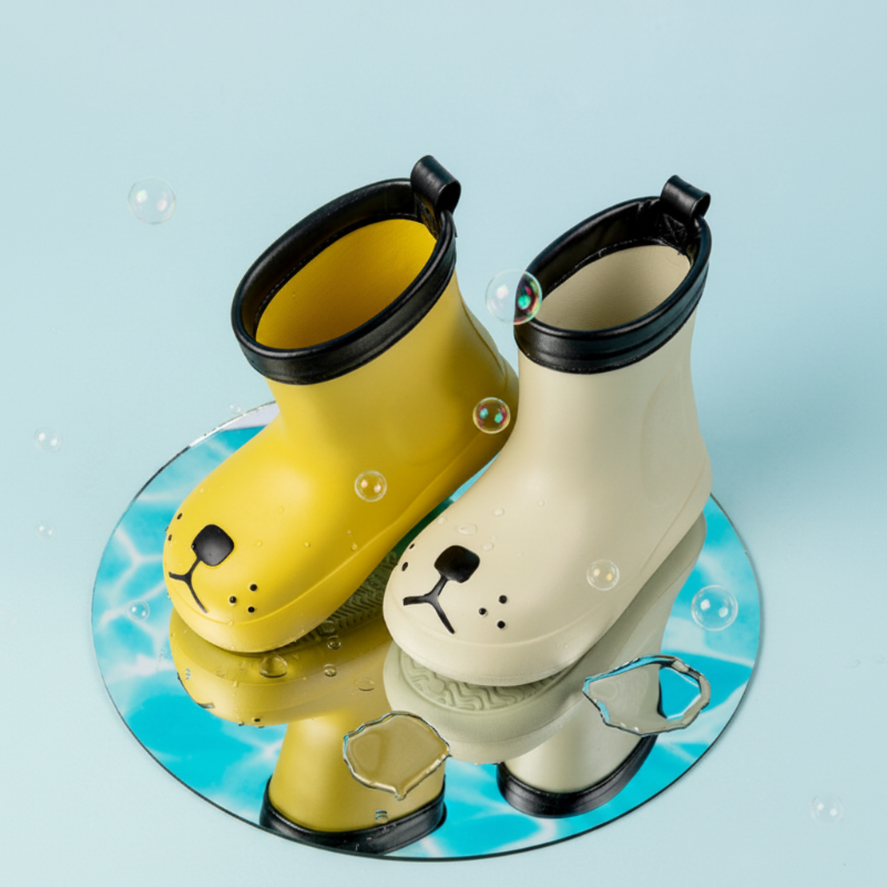 PuddlePaws Kids – Imperméable et ludique - Bottes de pluie Woof