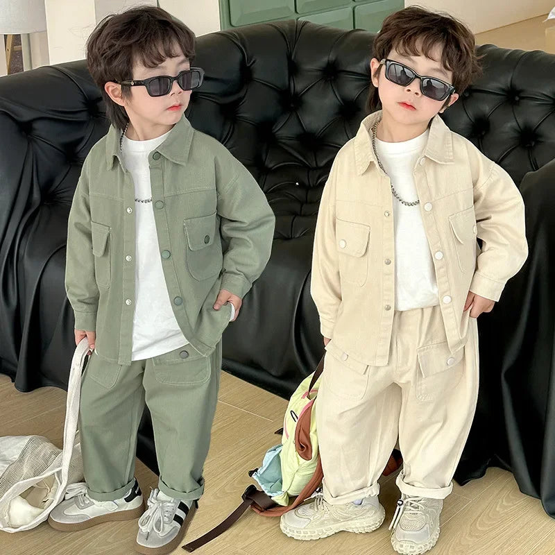 Boys Fashion – Tendance et confort – Ensemble cargo pour garçons