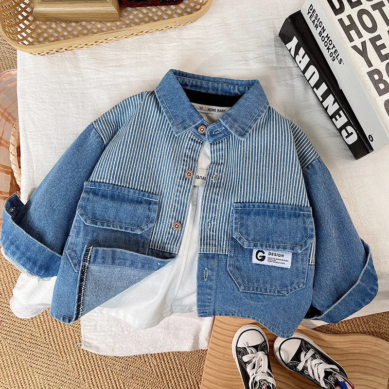 DenimStar – Élégant et durable – Veste en jean pour garçons