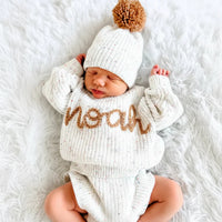 Thumbnail for Personalized Baby Sweater – Unique et plein d'amour – Pull pour bébé brodé et personnalisé