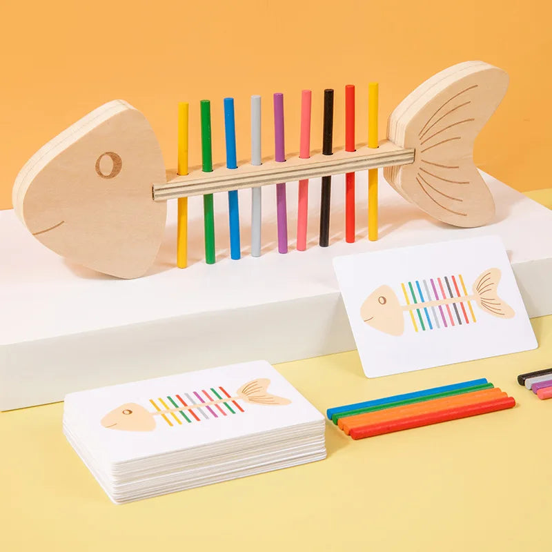 Woods™ - Reconnaître les couleurs - Puzzle poisson