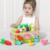 Woods™ – Amusement des formes sur roulettes – Puzzle animaux et légumes