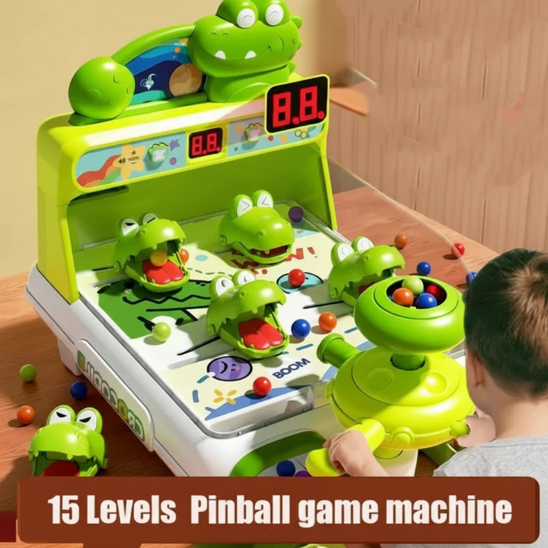 Crocodile Pinball Game – Interactif et ludique – Jeu d'arcade Crocodile