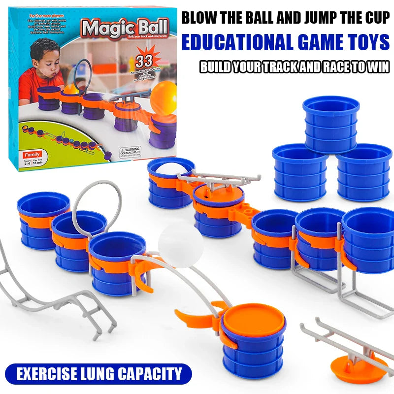 Cup Jump Ball Game – Actif & Interactif – Jeu de société Puff Ball