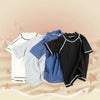 SunnyGuard – Été & Protection – T-shirt de bain anti-UV à manches courtes pour enfants