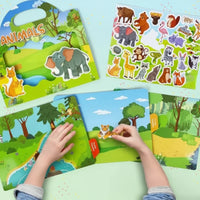 Thumbnail for StickerFun – Coloré et instructif - Livre d'autocollants réutilisable