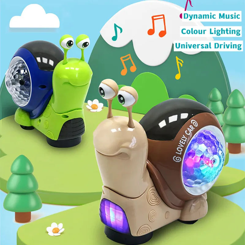 Music Snail™ - Un compagnon lumineux  - Jouet Escargot et Crabe