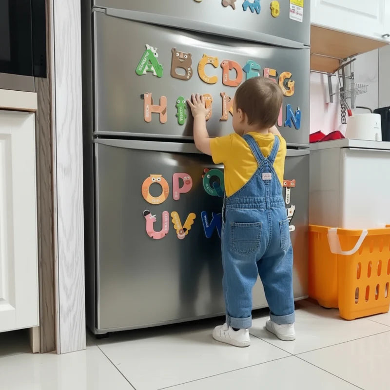 Magnetic Alphabet – Apprendre et jouer – Set de lettres magnétiques