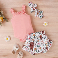 Thumbnail for Baby Girl Summer Outfit – Mignon et léger – Ensemble pour bébé
