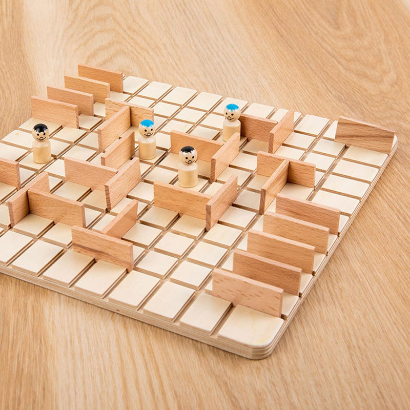 Wooden Chess Puzzle Game – Stratégie et réflexion – Jeu de société