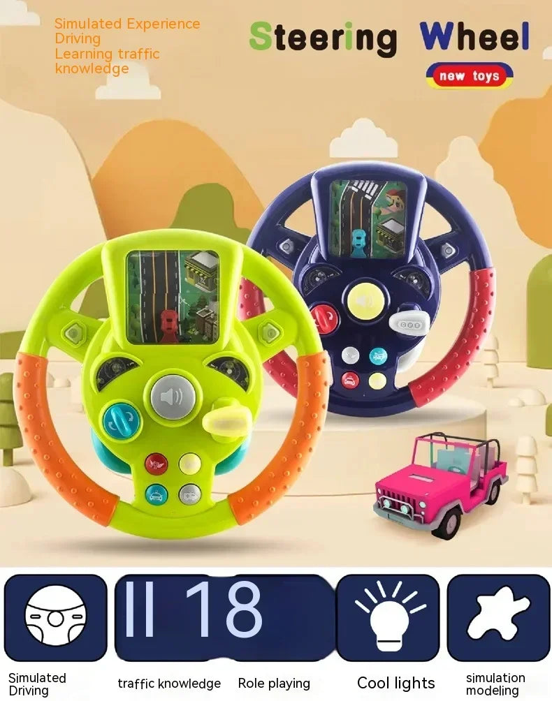 Toy Steering Wheel™ - Mini Volant, Maxi-Fun - Volant Jouet