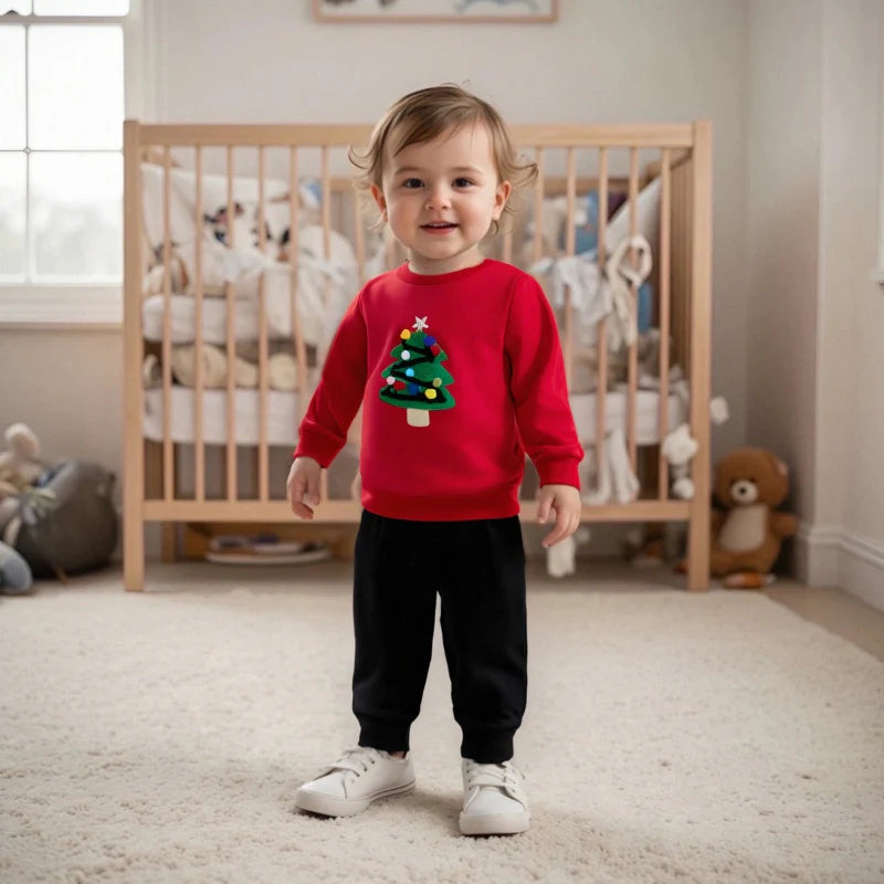 FrostyFit – Chaud et confortable – Pull rouge de Noël