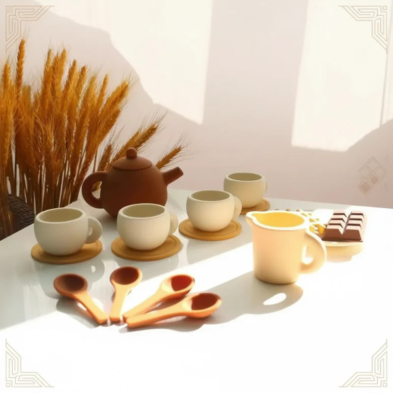 MiniBrew – Ludique et éducatif – Service à thé en silicone