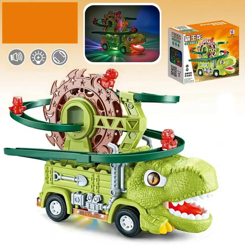 Dino Slide Truck™ - grimpe et fais la course avec les dinosaures - Camion dinosaure