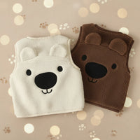 Thumbnail for Baby Bear Fleece Vest – Chaud et doux – Gilet « Kinder Beer »