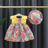 Mini Fashion™ - Motif fleuri adorable - Robe pour fille avec chapeau