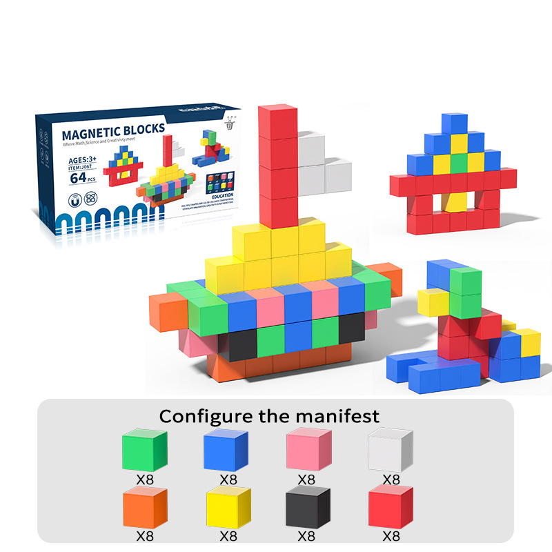 Magnet Toys – Apprendre et construire – Blocs de construction magnétiques