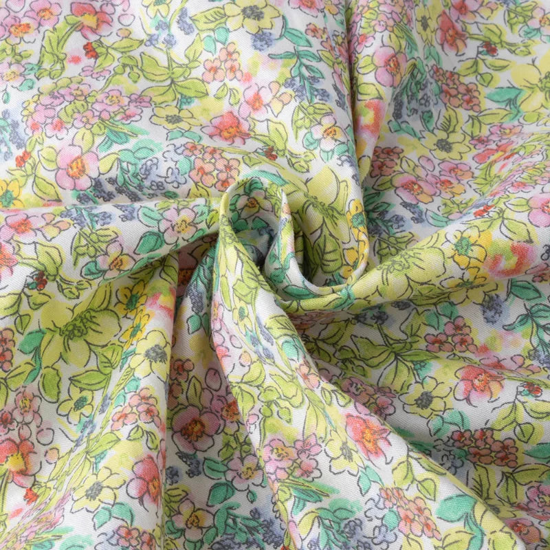 Floral Dress – Légère et aérienne – Robe à manches flottantes pour filles