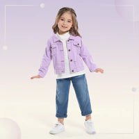 Thumbnail for Candy Color Veste en jean – Veste en jean légère pour enfants