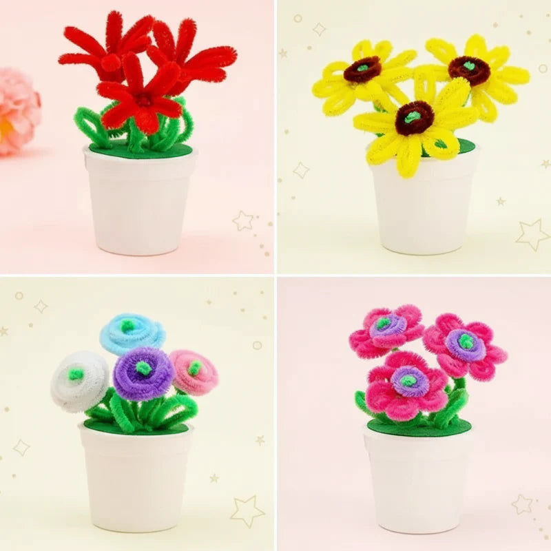 CraftBloom – Coloré et créatif – Kit de bricolage pour pot de fleurs DIY