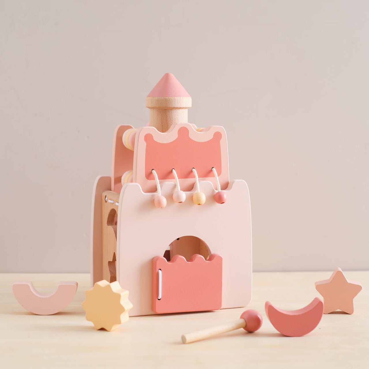 Woods™ - Magie Montessori - Château des princesses en bois