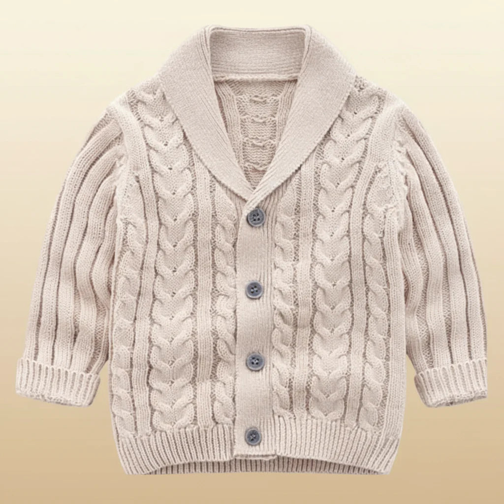 CozyCub – Confortable et tendance – Cardigan tricoté pour enfant