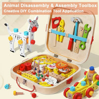 Thumbnail for AnimalFix – Ludique et intelligent – Set d'outils en bois sur le thème des animaux