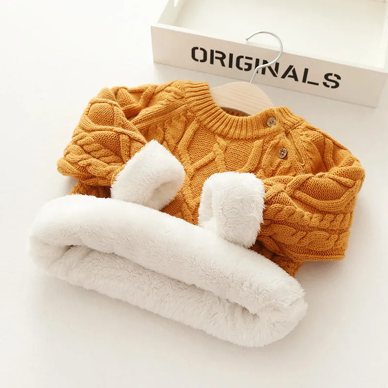 LittleLoom – Sympa et confortable – Pull d'hiver tricoté en laine