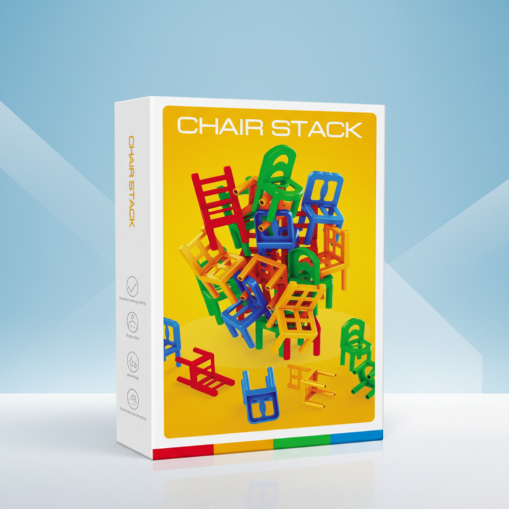 Chair Stack - Interactif et stimulant la créativité - Jeu des chaises empilables
