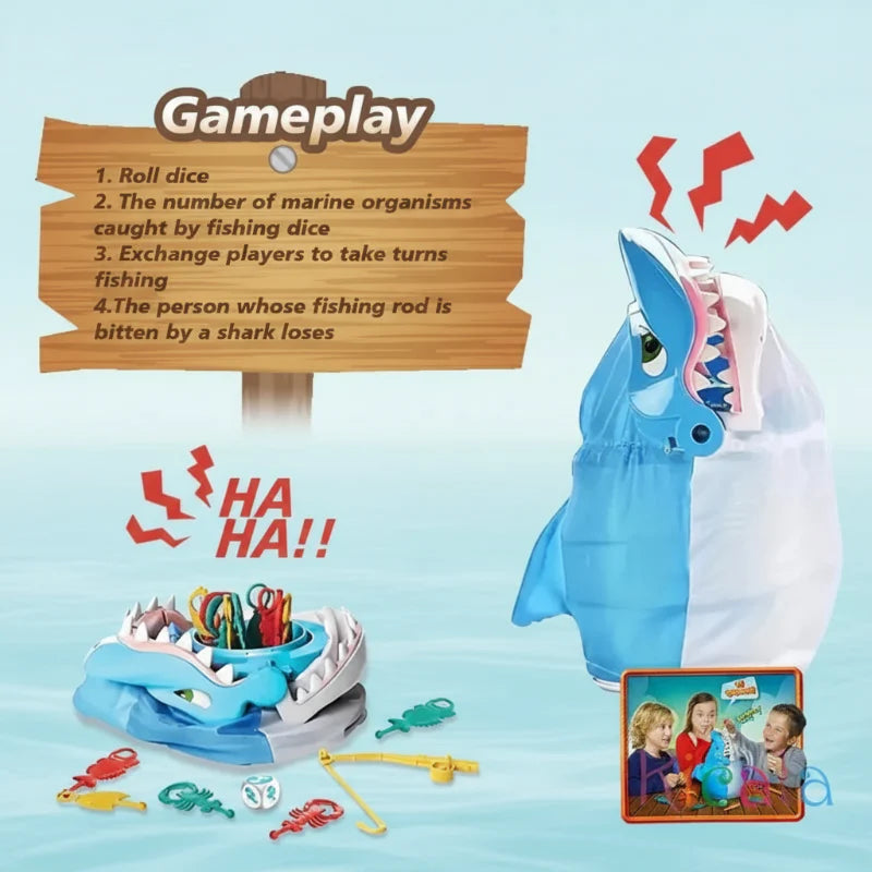 SharkAttack – Ludique et éducatif – Jeu festif avec des animaux marins colorés