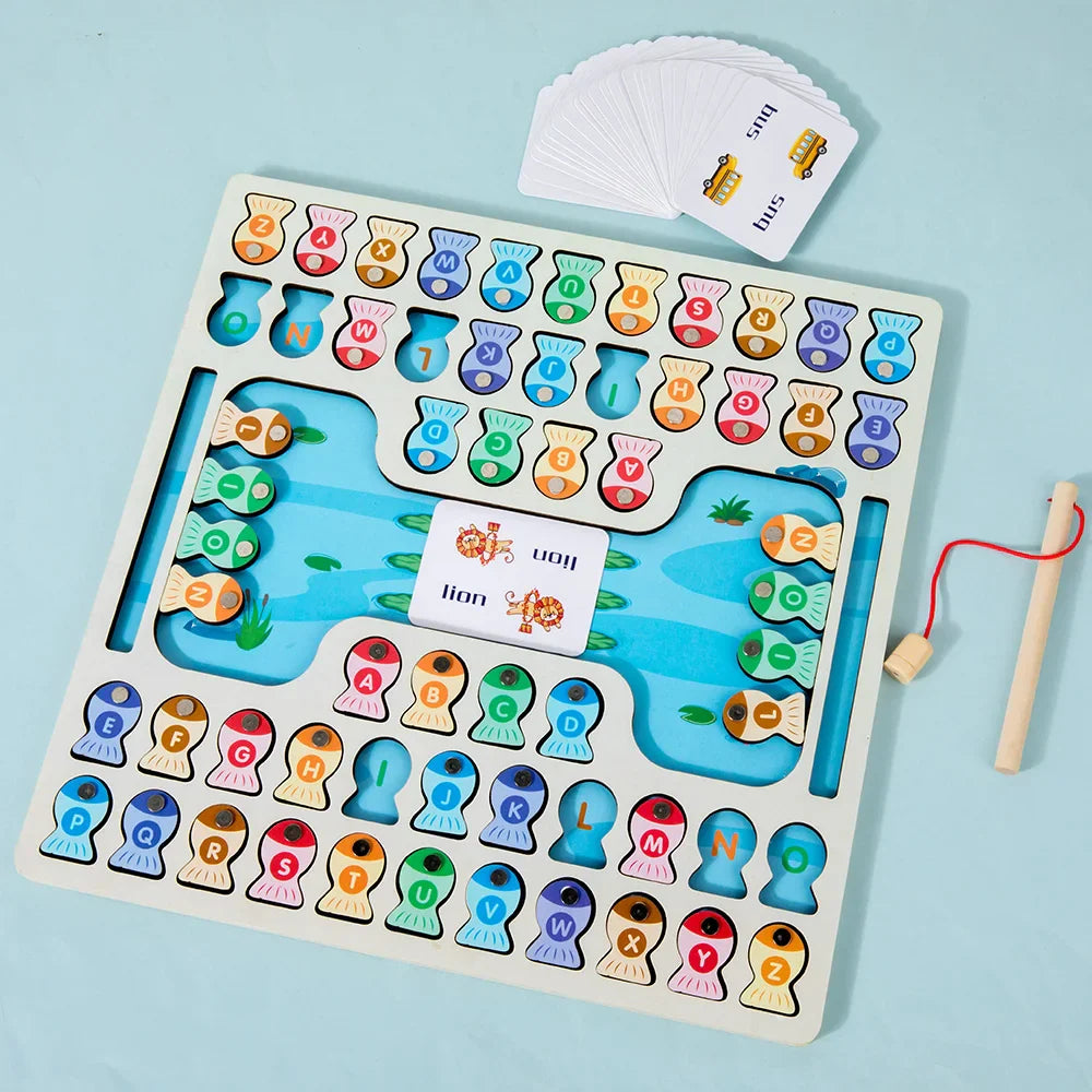 EduFish – Magnétique et éducatif – Jeu d'apprentissage de l'alphabet