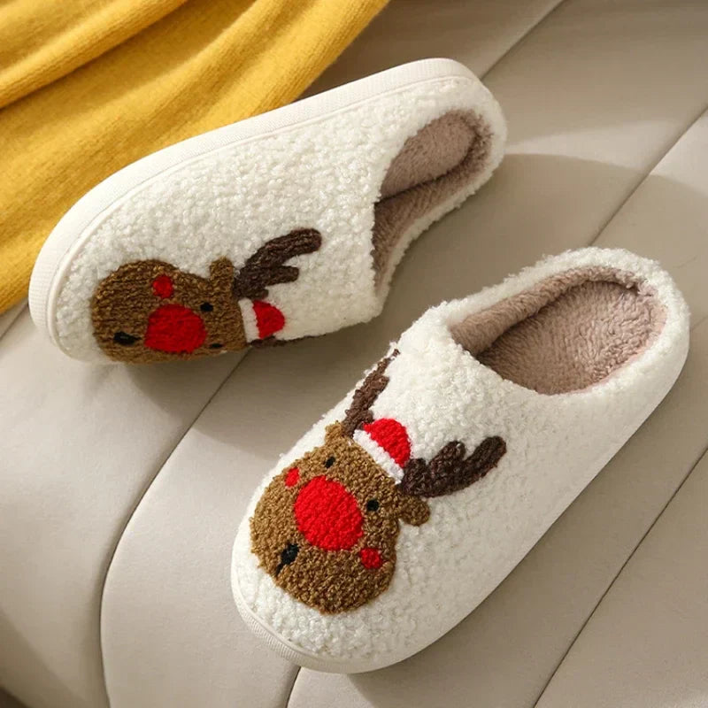 Northern Lights Kids - Chaud et festif - Chaussons de Noël en peluche à motifs