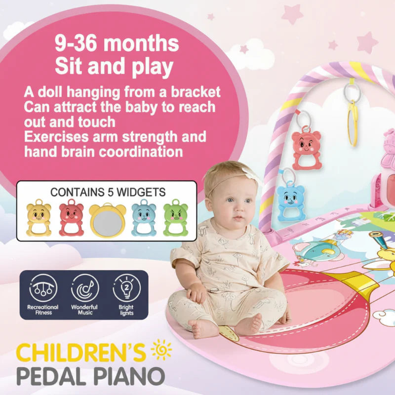 Musical Baby Play Gym – Coloré et éducatif – Tapis de gymnastique pour bébé
