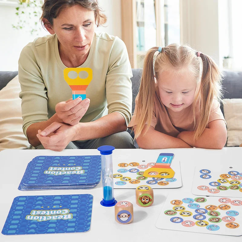 Puzzle Duel™ - Rapide et intelligent - Jeu de société interactif sur les réactions