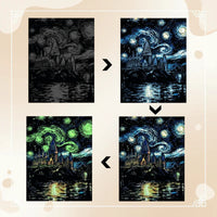 Thumbnail for GlowArt – Glow-in-the-dark – Set de cartes à gratter