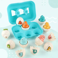 Thumbnail for Montessori 3D Eggs Puzzle – Une activité sympa pour Pâques : un jeu de tri d'œufs