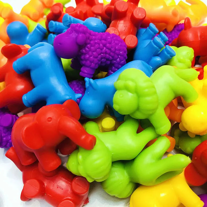 Rainbow Teddy Bears Toys™ - Éducatif et créatif - Oursons à compter arc-en-ciel