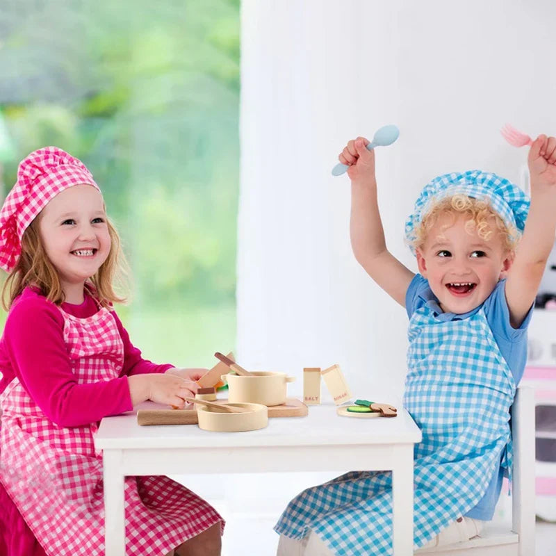 Woods™ - Mini-Chefs en action - Jeu de cuisine en bois