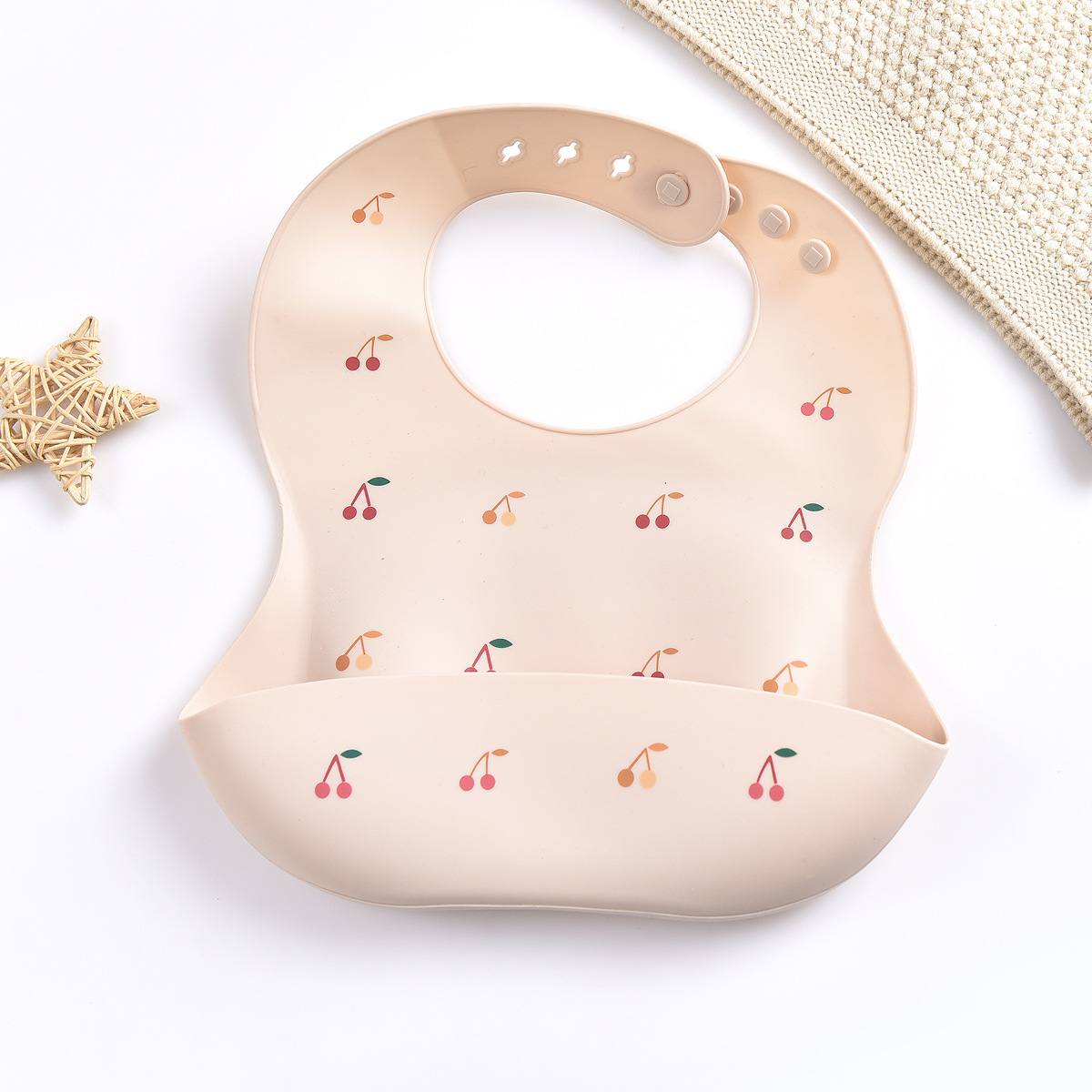 Silicone Bib - Imperméable et à la mode - Bavoir en silicone pour bébé