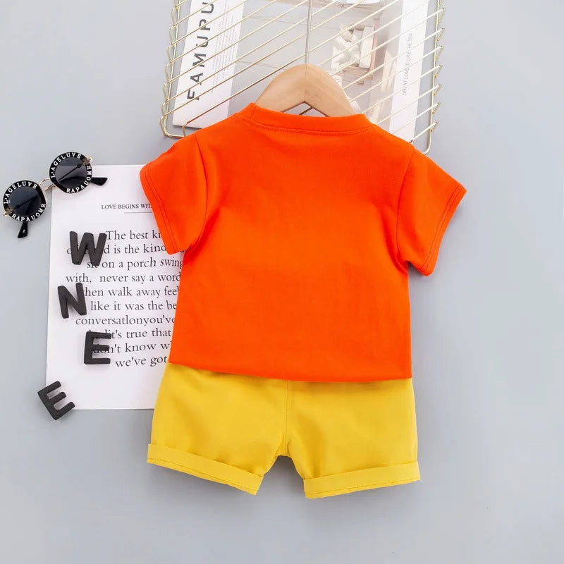 Mini Fashion™ - Imprimé lion - Ensemble d'été pour garçons