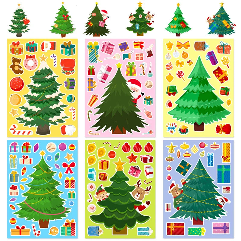 Xmas Tree Stickers™ - Construisez votre propre miracle de Noël - DIY Stickers