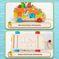 Thumbnail for Montessori Animal Matching Toy – Éducatif et interactif – Puzzle « Voiture à jouets »
