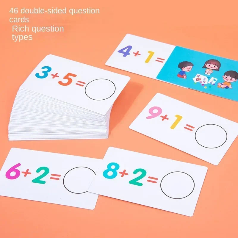Math Tokens™ - Compter et résoudre - Cartes d'arithmétique Enfants